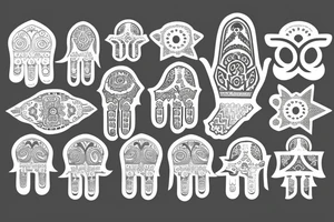 Hamsa tattoo idea