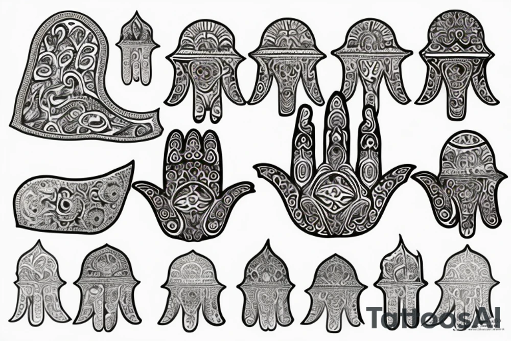 Hamsa tattoo idea