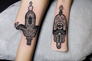 Hamsa tattoo idea