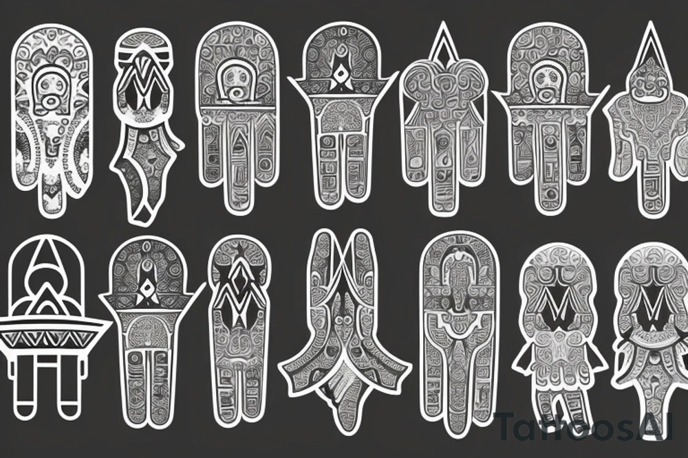 Hamsa tattoo idea