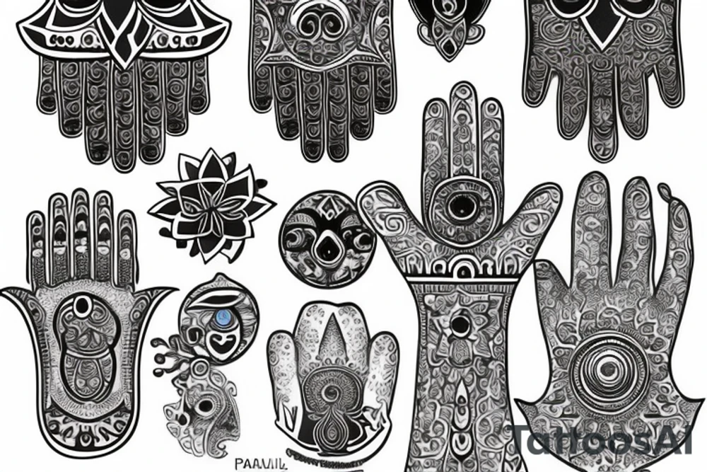 Hamsa tattoo idea