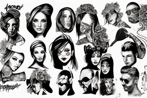 graffiti tattoo idea
