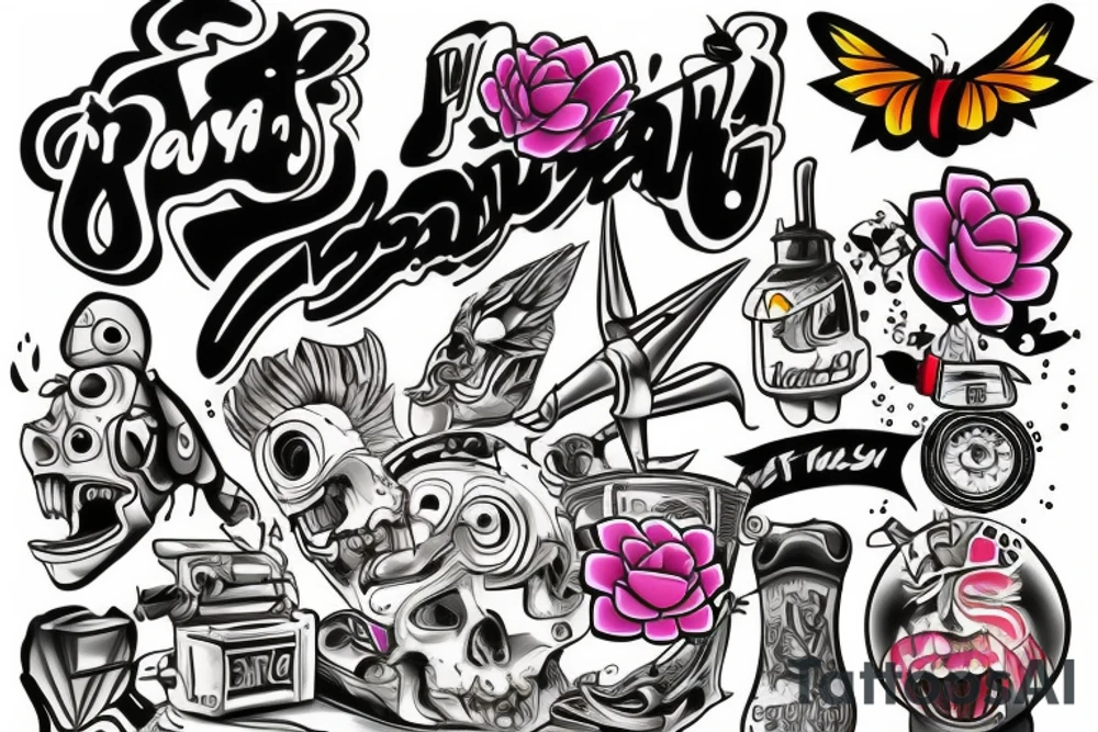 graffiti tattoo idea