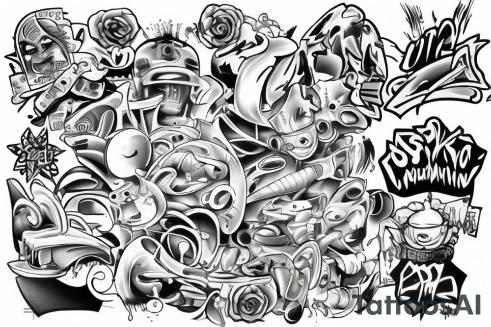 graffiti tattoo idea