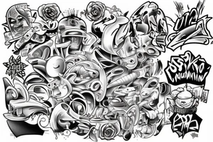 graffiti tattoo idea