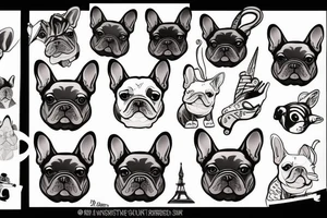 french bulldog tattoo idea