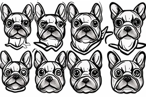 french bulldog tattoo idea