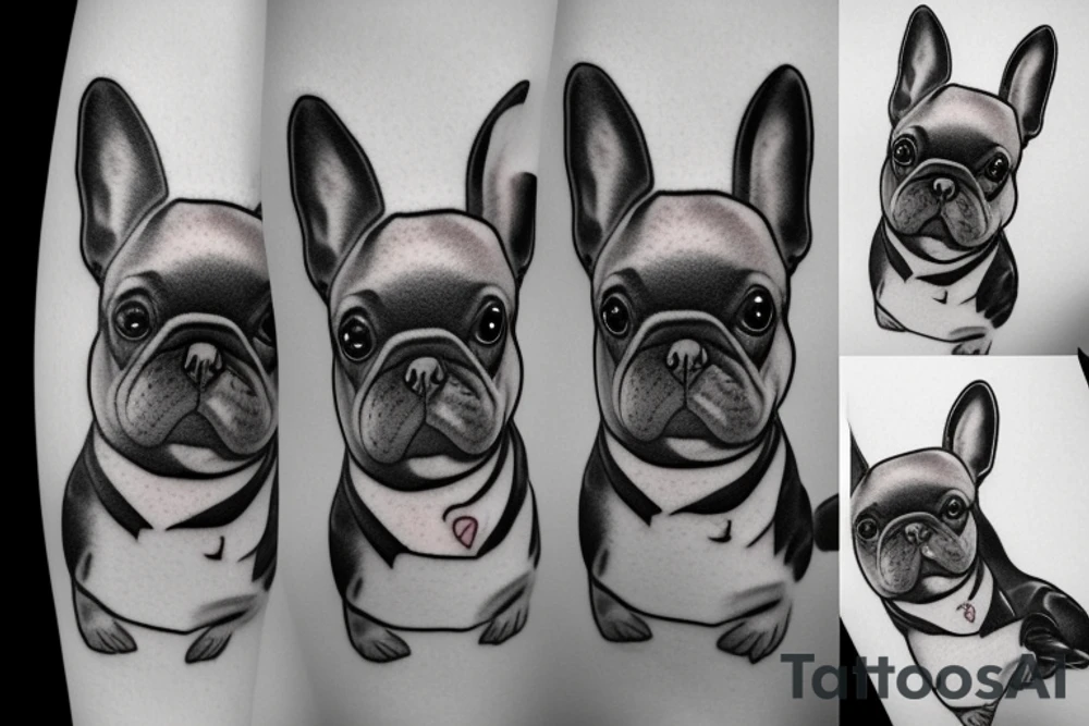 french bulldog tattoo idea