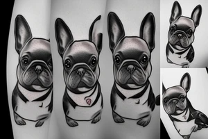 french bulldog tattoo idea