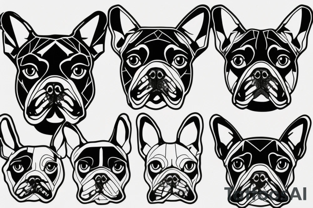 french bulldog tattoo idea