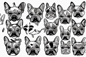 french bulldog tattoo idea