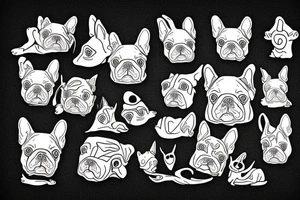 french bulldog tattoo idea