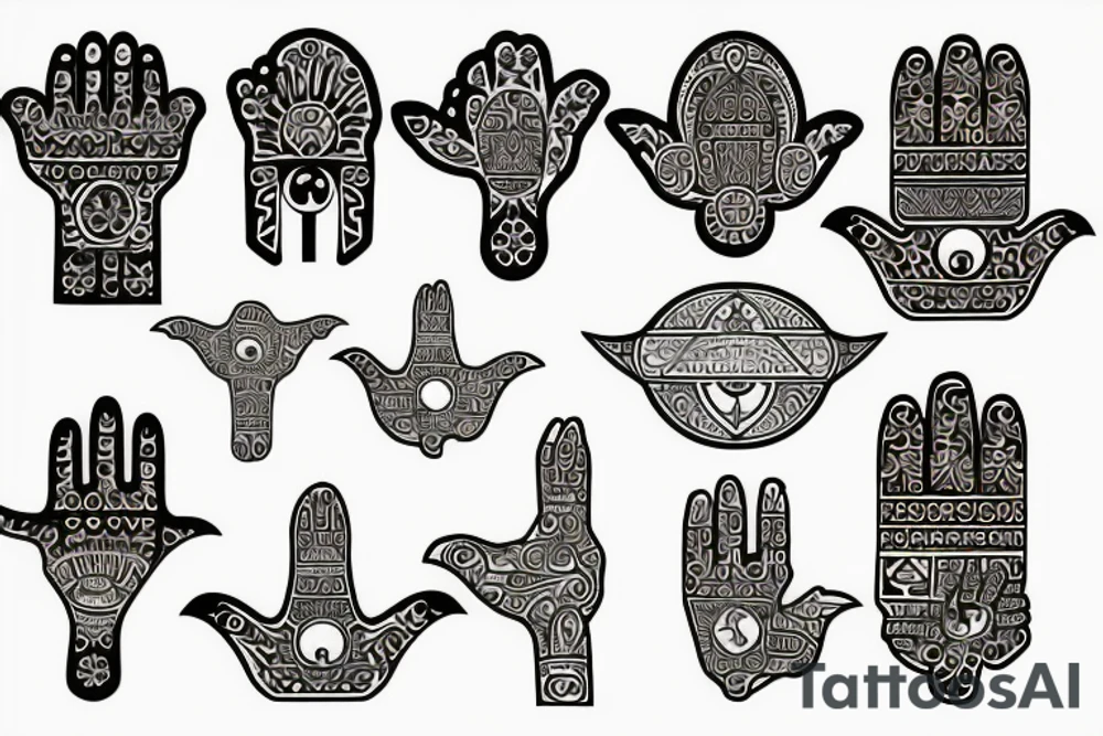 hamsa tattoo idea