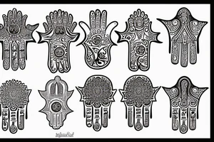 hamsa tattoo idea