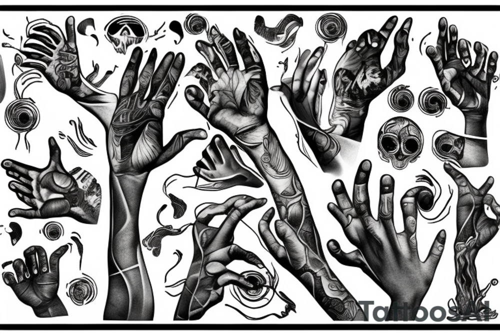 the hand of god tattoo idea