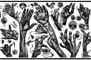 the hand of god tattoo idea