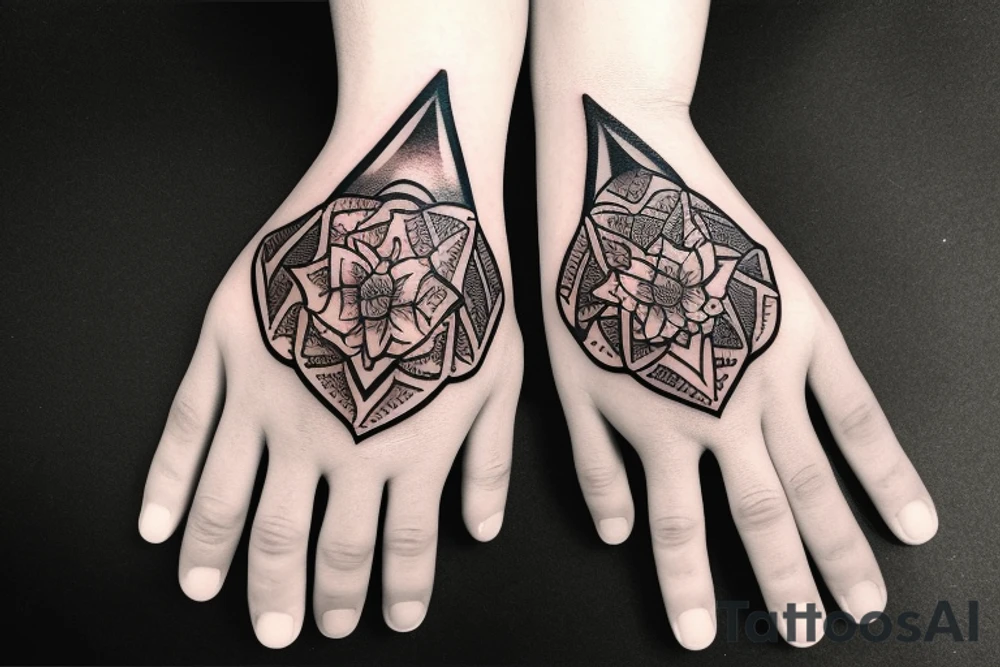 Hand of Fatima tattoo idea
