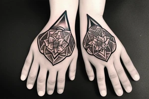 Hand of Fatima tattoo idea