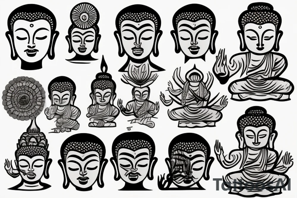 buddha tattoo idea