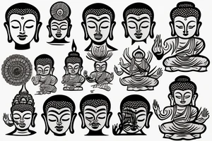 buddha tattoo idea
