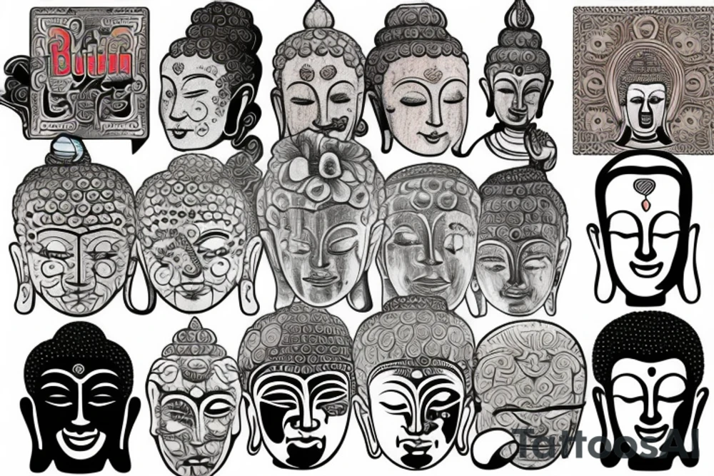 buddha tattoo idea