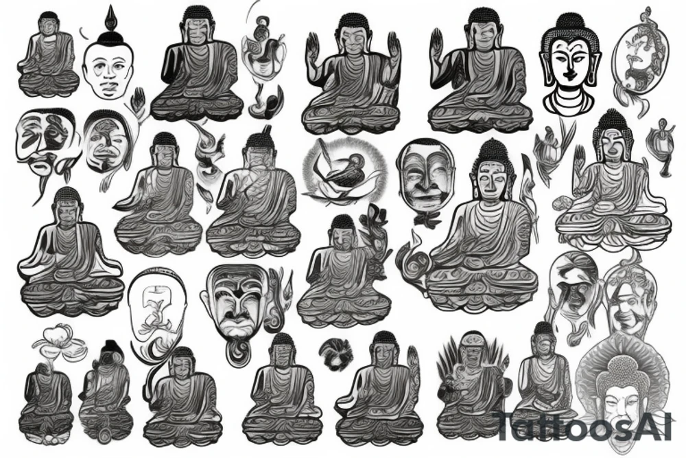 buddha tattoo idea