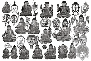 buddha tattoo idea