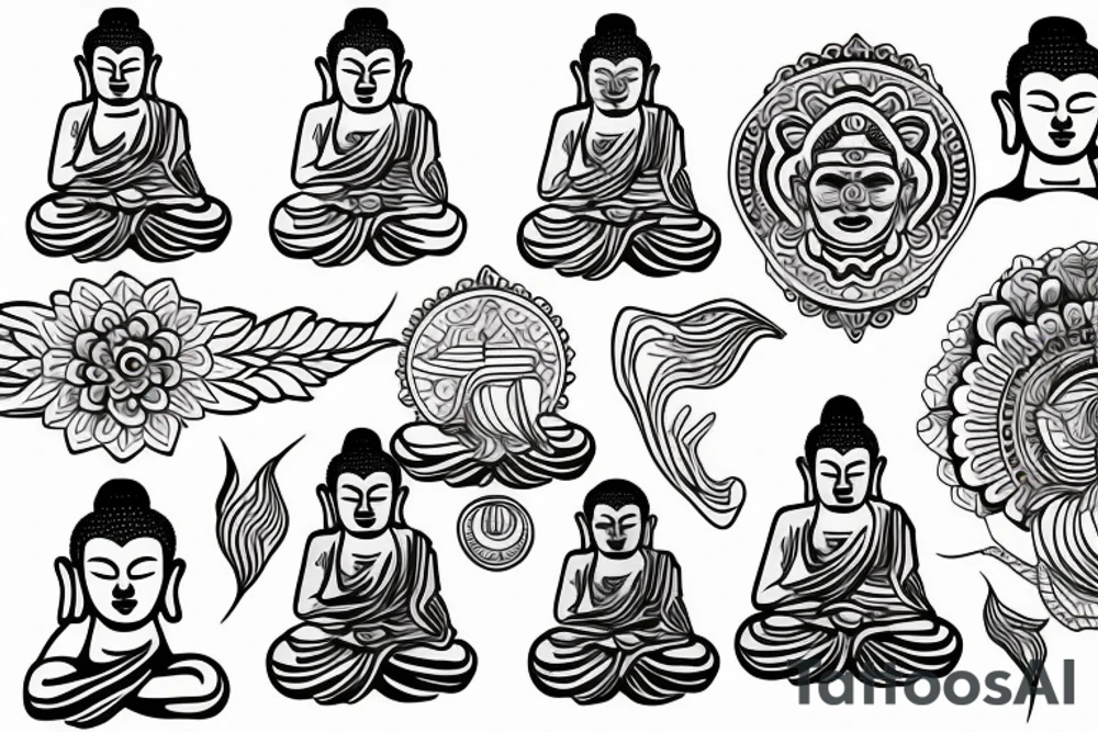 buddha tattoo idea