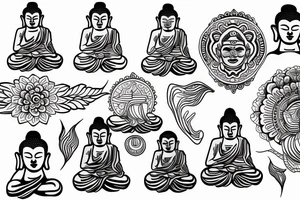 buddha tattoo idea