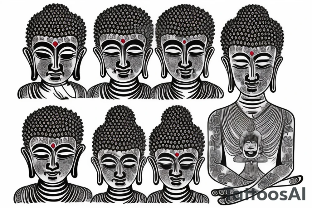 buddha tattoo idea