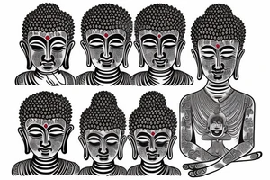 buddha tattoo idea