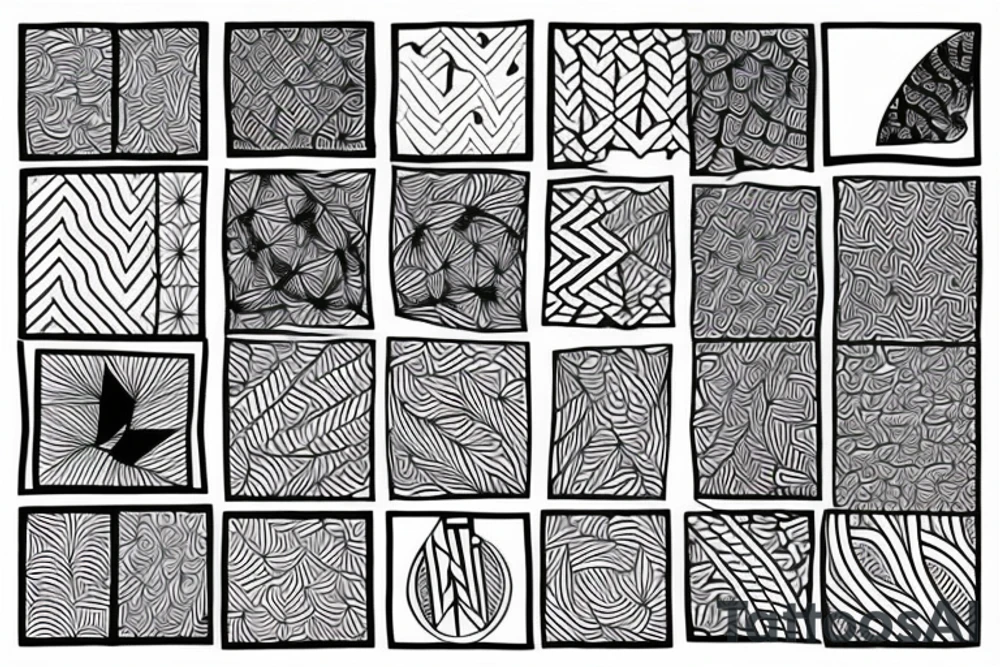 Zentangle tattoo idea