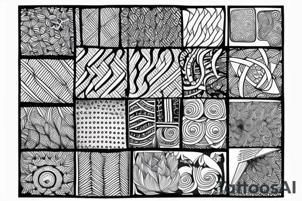 Zentangle tattoo idea
