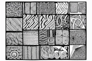 Zentangle tattoo idea