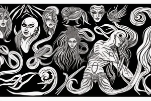 god of war medusa tattoo idea