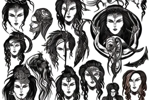 god of war medusa tattoo idea