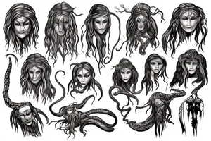 god of war medusa
full body tattoo idea