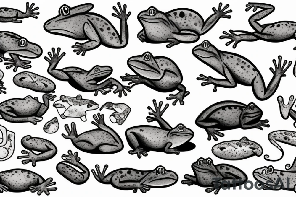 amphibian tattoo idea