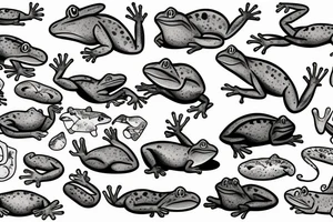amphibian tattoo idea