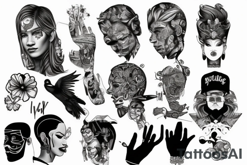 young thug tattoo idea
