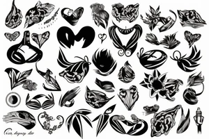 breasts tattoo idea