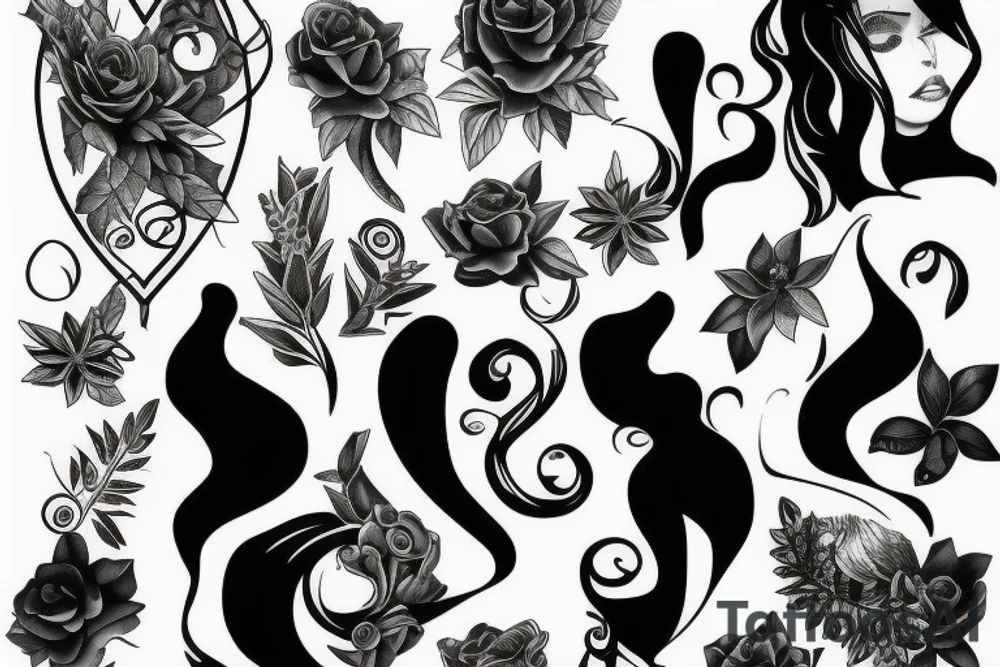 breasts tattoo idea