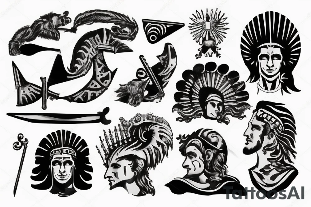 alexander the great tattoo idea