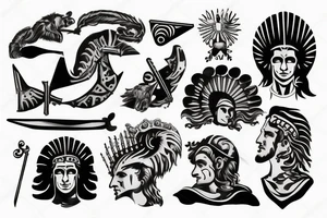 alexander the great tattoo idea