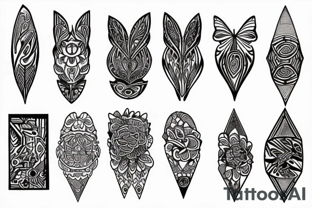 Papillon tattoo idea