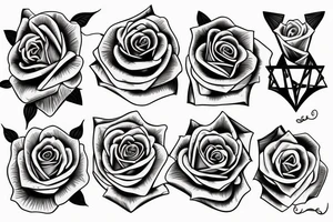Rose avec epine tattoo idea