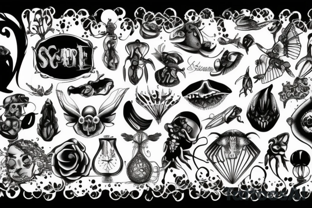 Scarabée avec la Queue qui remonte tattoo idea