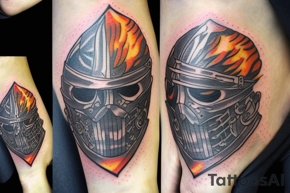 Bonfire from dark souls 3 tattoo idea