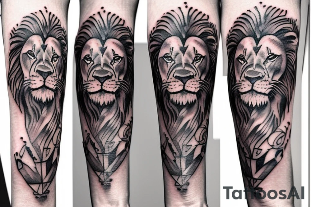 Lion tattoo tattoo idea