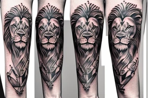 Lion tattoo tattoo idea